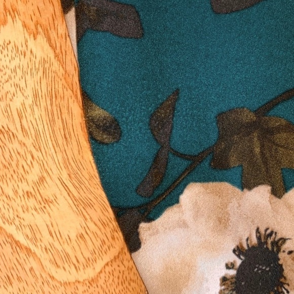 SOLD - Banana Republic Floral Teal Dress - Picture 13 of 14